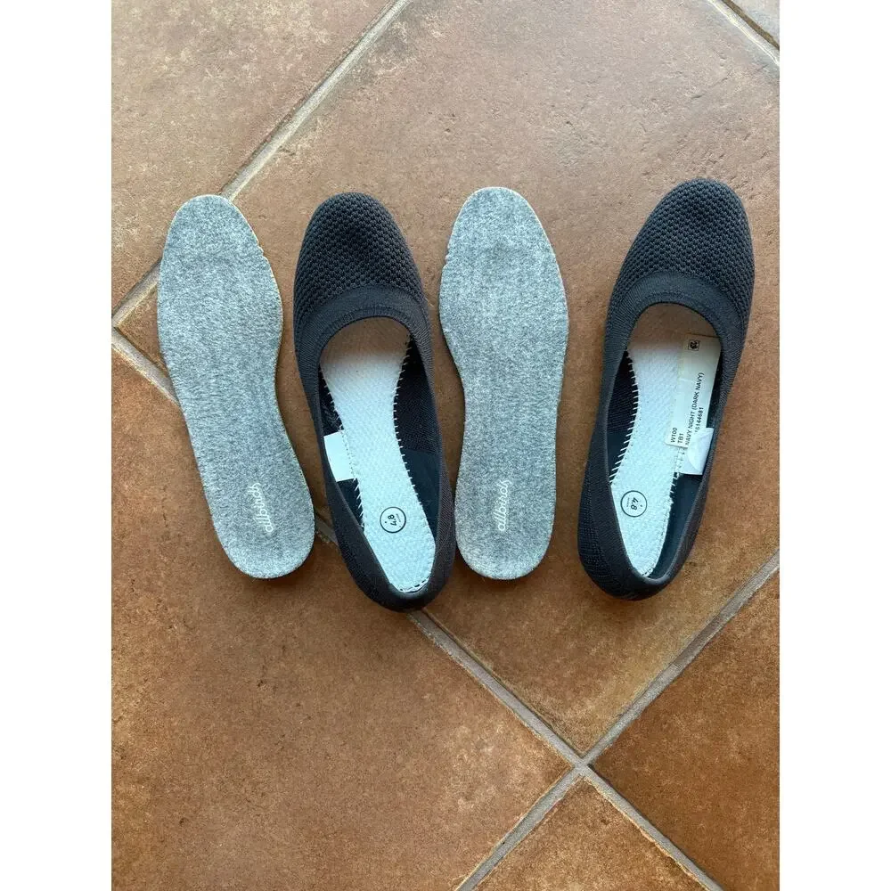 All Birds Tree Breezer Natural Mesh Ballet Flats Minimalist Comfort size 10